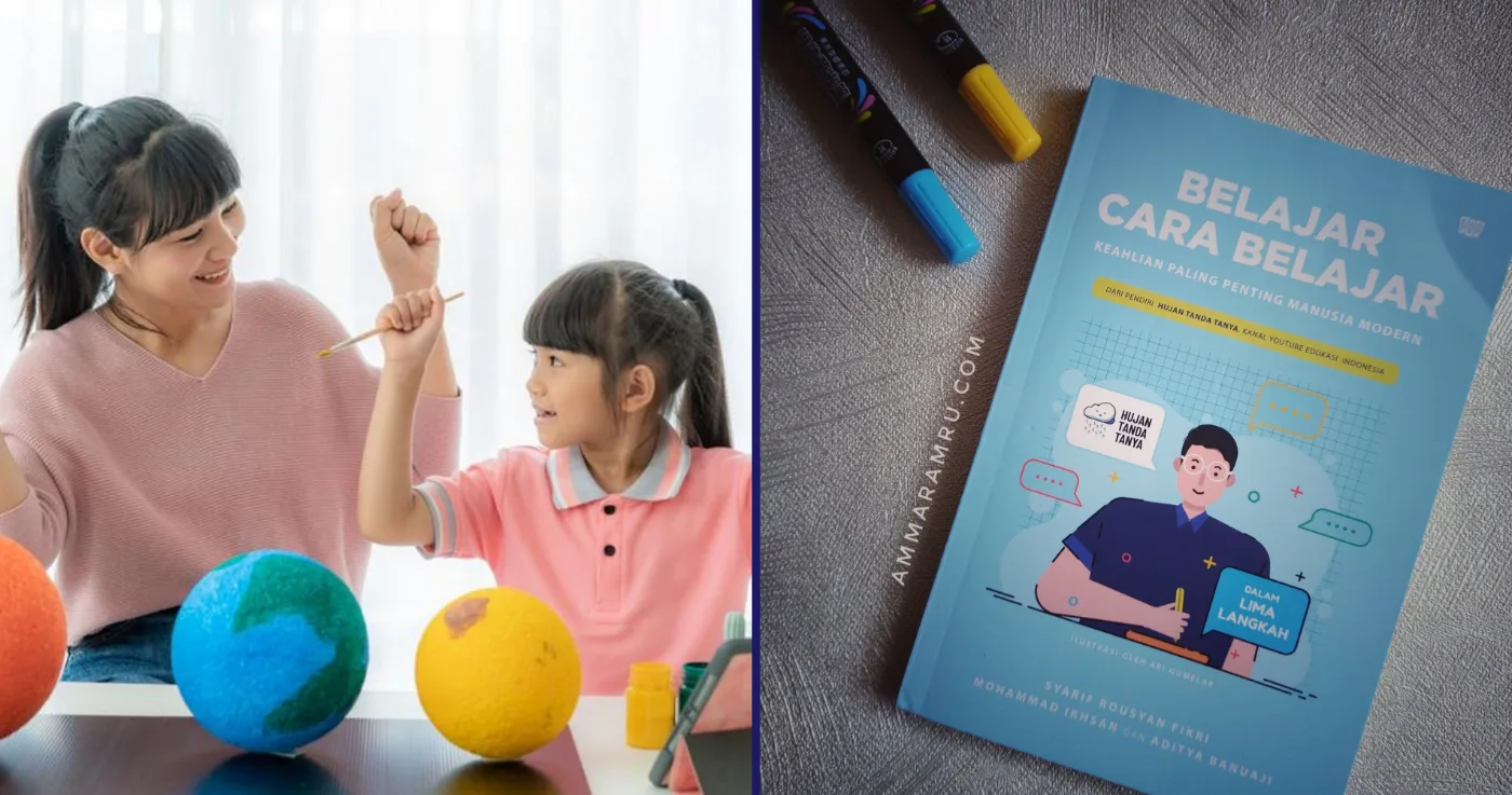 Siswa fokus belajar di meja dengan laptop dan catatan berwarna, menggambarkan tips belajar efektif di Eduspensa.id — Belajar Lebih Cerdas, Berkarya Lebih Hebat.